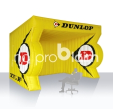Aufblasbares Eventzelt / Messezelt - Sonderform Dunlop