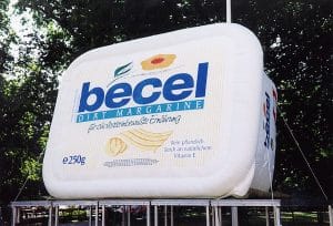 becel LP - no problaim - Aufblasbare Werbung