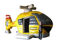 huepfburg helikopter - no problaim - Aufblasbare Werbung